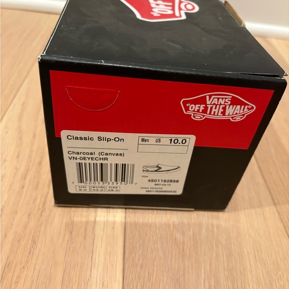 Vans Charcoal Slip-On Sneakers - Picture 5 of 6